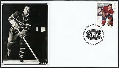 Canada Post # 2786b.4 Honours Doug Harvey Of The Montreal Canadians - Fdc #4