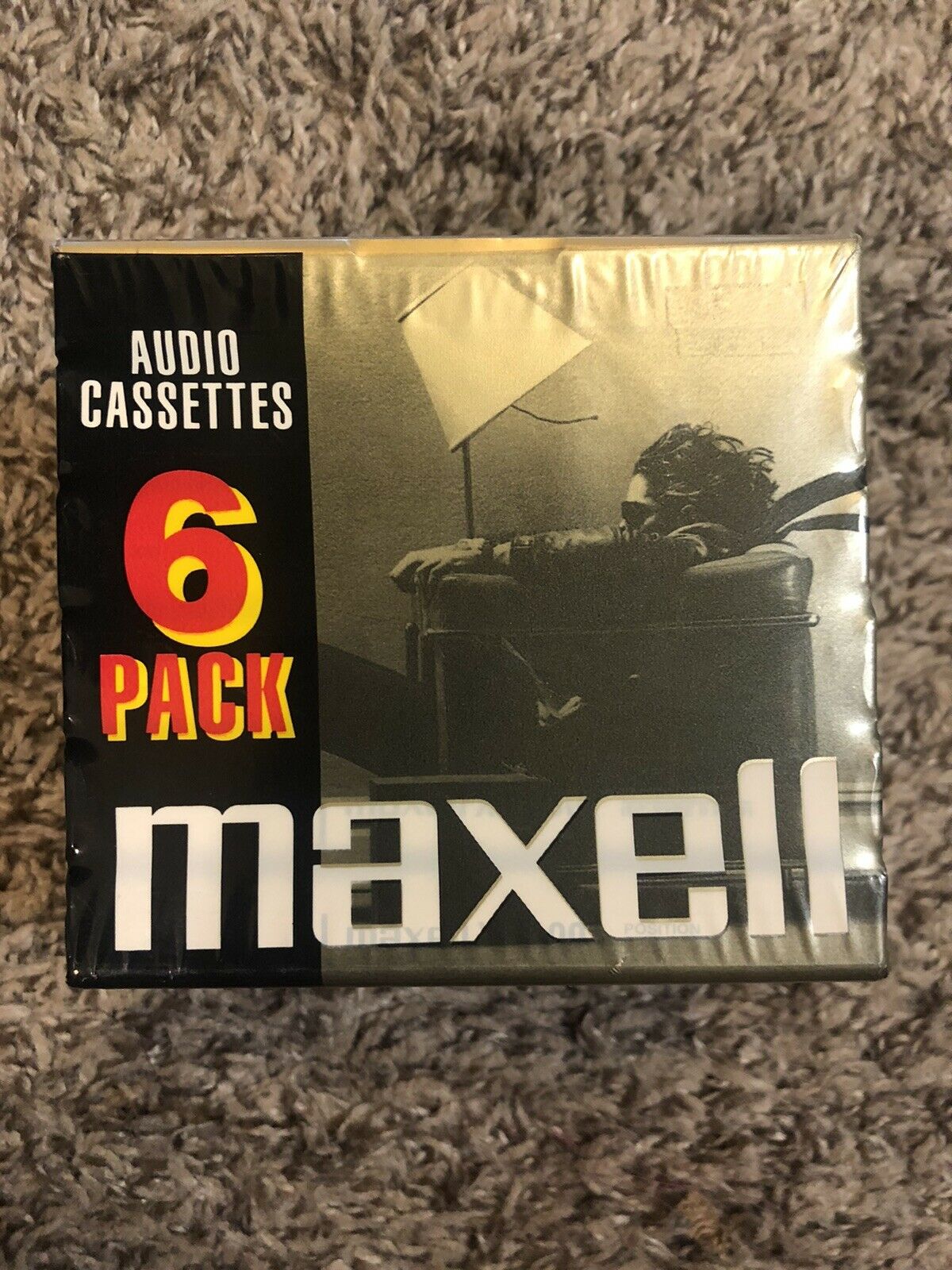Maxell XLII 90 6 Pack High Bias Cassette Tapes Type II - NEW SEALED
