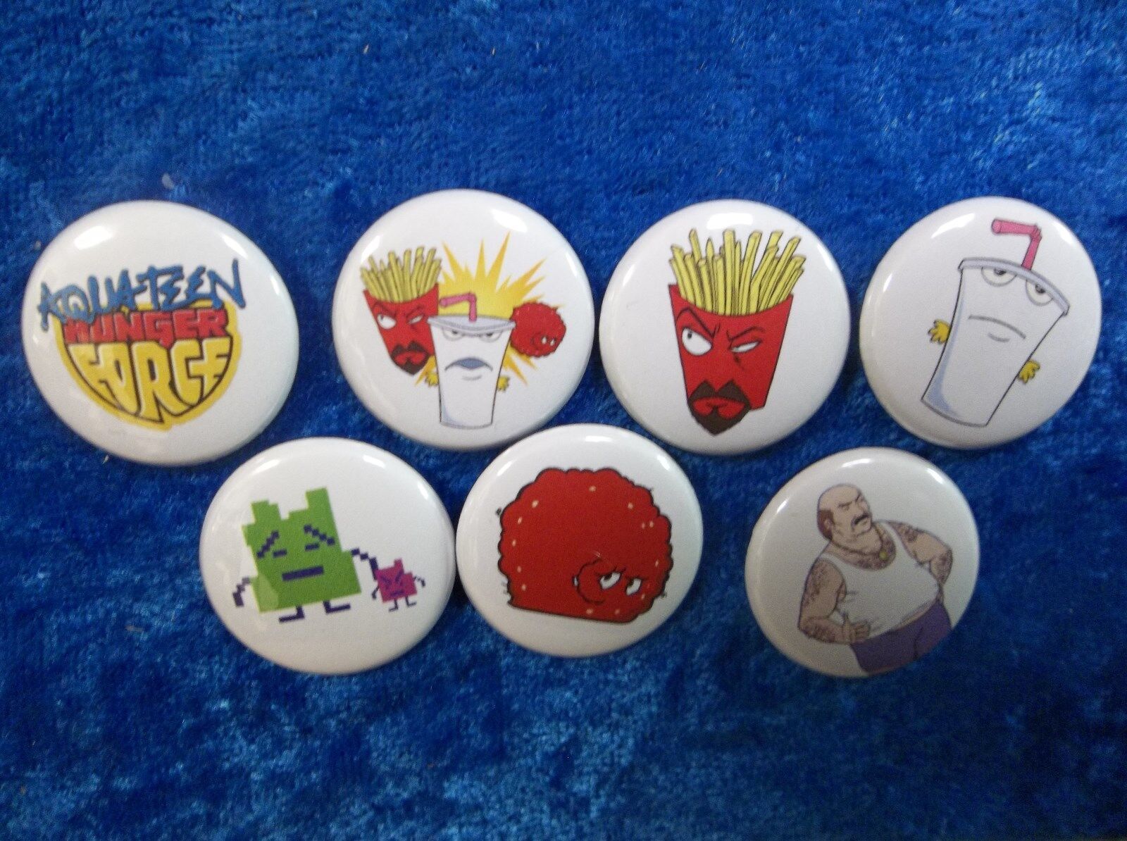 1" Pinback Buttons Inspired  By "aqua Teen Hunger Force"  Athf