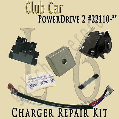 Club Car Golf Cart Powerdrive 2 Charger Repair Kit Model # 22110 Level 6