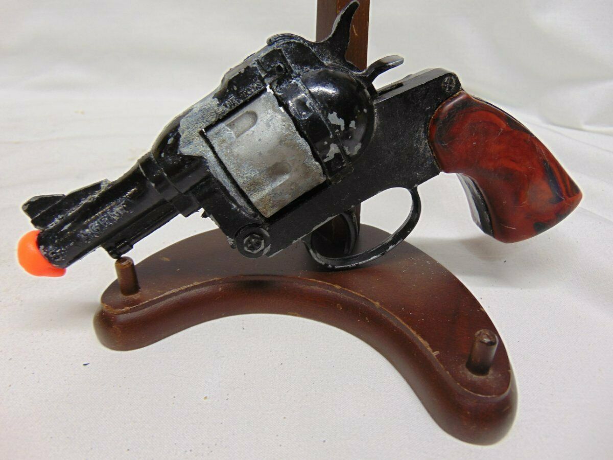 Vintage 1960's Crescent Toys 38 Revolver Toy Cap Gun