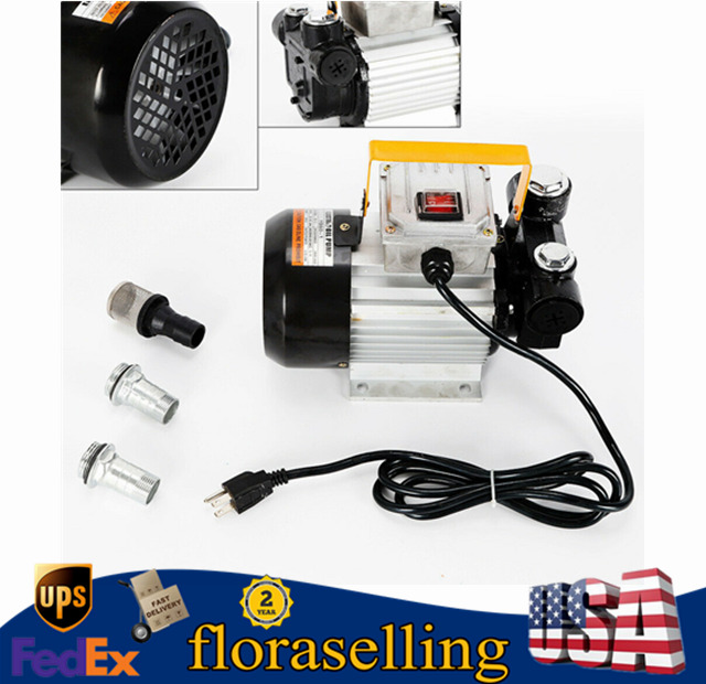 110v Ac 550w Electric Oil Pump Transfer 16gpm Fuel With Self Priming Tool