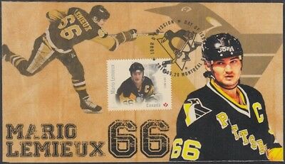 CANADA # 3031.13 - LEGENDS of HOCKEY MARIO LEMIEUX on SUPERB FIRST DAY COVER