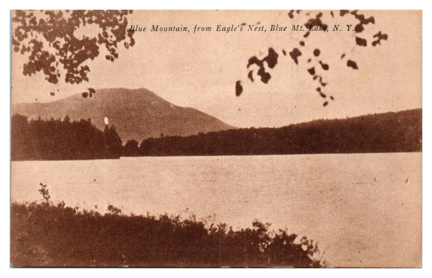 Early 1900s Blue Mountain From Eagle's Nest, Blue Mt. Lake, Ny Postcard *5n(2)24
