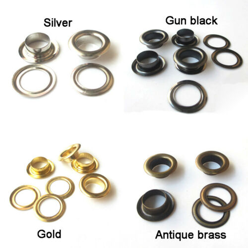 8mm 10mm 12mm 14mm 20mm Eyelet with Washer Leather Craft Repair Grommet Banner