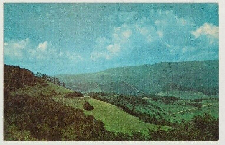 Vintage Postcard Wv View Of Germany Valley Franklin