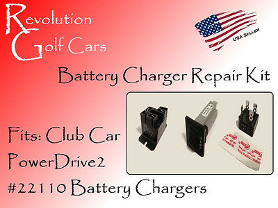 Battery Charger Repair Kit, Fits: Club Car 48 Volt (powerdrive2 #22110)
