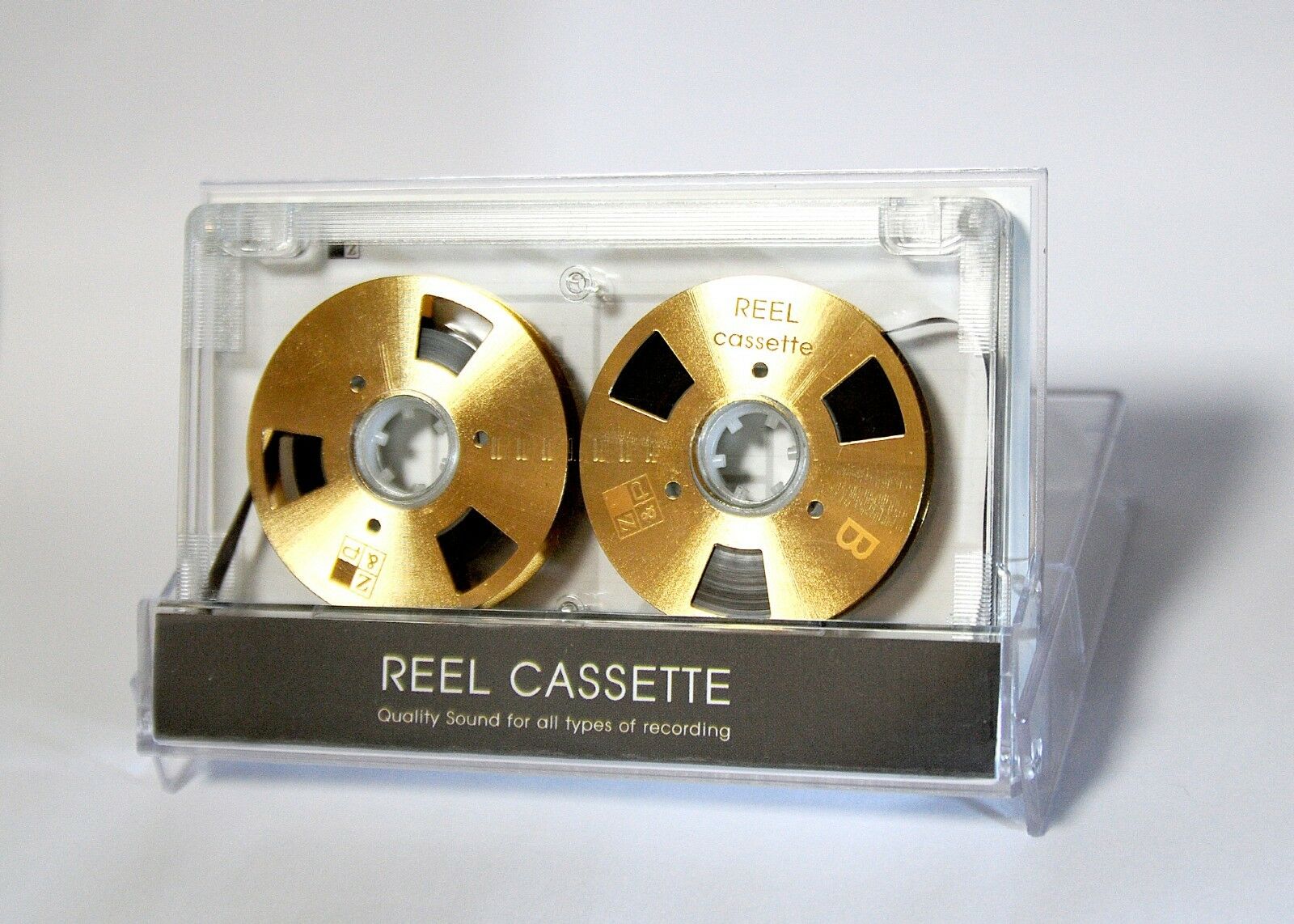 Reel To Reel Cassette Tape Self-made High Quality Design Gold Color