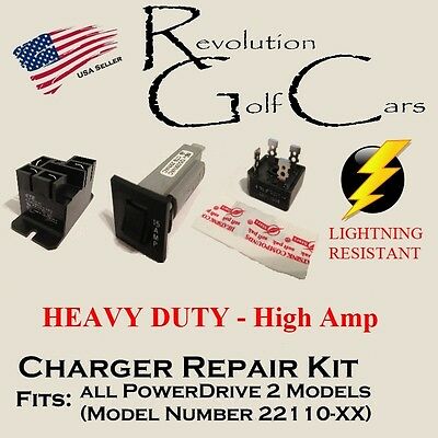 Battery Charger Repair Kit, Heavy Duty For Club Car 48volt (powerdrive2 #22110)